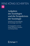 Cover-Bild zum Titel 'Aufgaben des Soziologen und die Perspektiven der Soziologie' von 'René König'