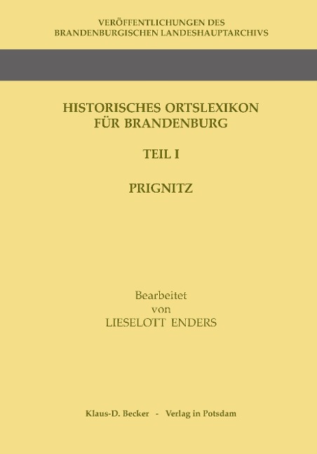 Historisches Ortslexikon für Brandenburg - 