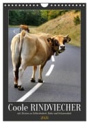 Cover-Bild zum Titel 'Coole Rindviecher (Wandkalender 2026 DIN A4 hoch), CALVENDO Monatskalender' von 'Sabine Löwer'