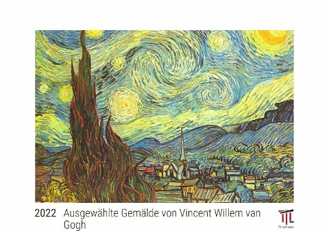 Ausgewählte Gemälde von Vincent Willem van Gogh 2022 - White Edition - Timokrates Kalender, Wandkalender, Bildkalender - DIN A3 (42 x 30 cm) - 