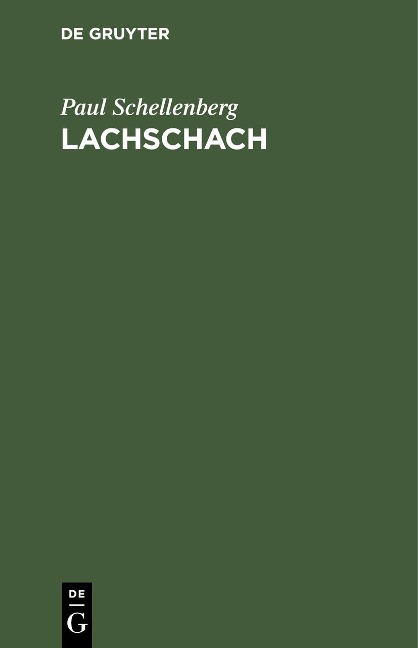 Lachschach - Paul Schellenberg