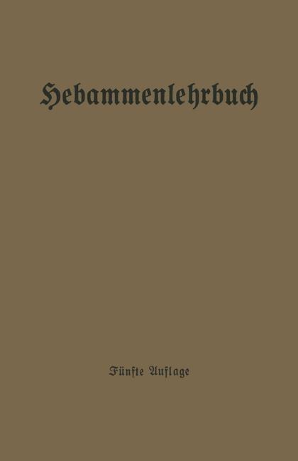 Hebammenlehrbuch - Sigfrid Hammerschlag, Leo Langstein, Arthur Ostermann