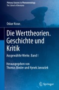 Cover-Bild zum Titel 'Die Werttheorien. Geschichte und Kritik' von 'Oskar Kraus'