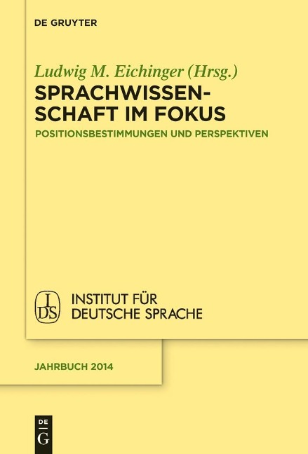 Sprachwissenschaft im Fokus - 