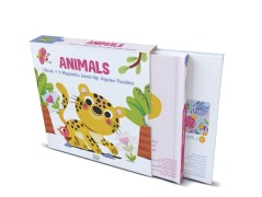 Cover-Bild zum Titel 'Magnetic Level-Up - Animals' von 'Little Genius Books'