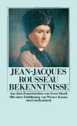 Cover-Bild zum Titel 'Bekenntnisse' von 'Jean-Jacques Rousseau'