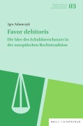 Cover-Bild zum Titel 'Favor debitoris' von 'Igor Adamczyk'