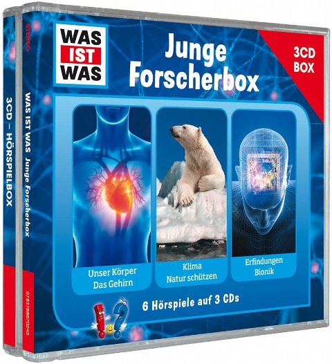 Was ist was Hörspielbox: Junge Forscher-Box - Manfred Baur, Kurt Haderer, Matthias Falk