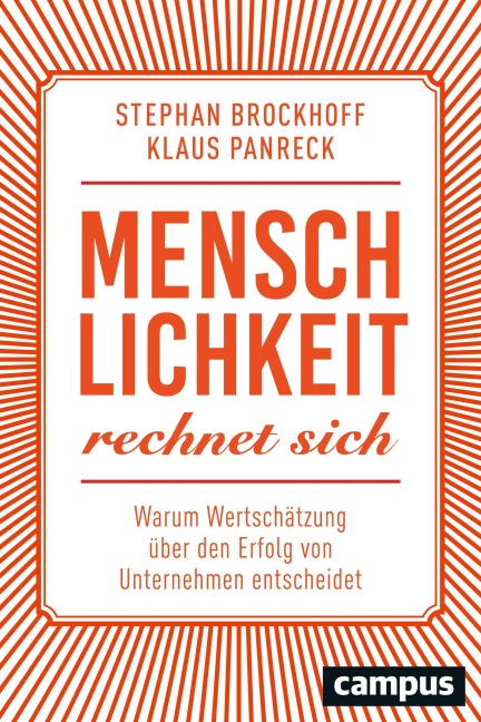 Menschlichkeit rechnet sich - Stephan Brockhoff, Klaus Panreck