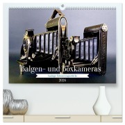 Cover-Bild zum Titel 'Balgen- und Boxkameras - Analoge Erinnerungsstücke (hochwertiger Premium Wandkalender 2026 DIN A2 quer), Kunstdruck in Hochglanz' von 'Jean-Louis Glineur'