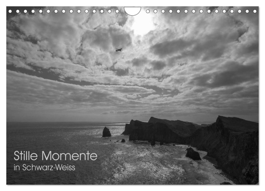 Stille Momente in Schwarz-Weiss (Wandkalender 2026 DIN A4 quer), CALVENDO Monatskalender - Tobias Huber