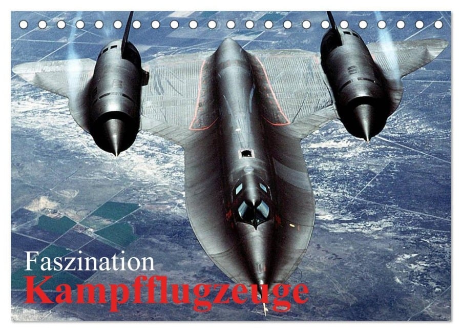 Faszination Kampfflugzeuge (Tischkalender 2025 DIN A5 quer), CALVENDO Monatskalender - Elisabeth Stanzer