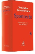 Cover-Bild zum Titel 'Beck'sches Formularbuch Sportrecht' von ''