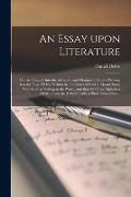 Cover-Bild zum Titel 'An Essay Upon Literature' von ''