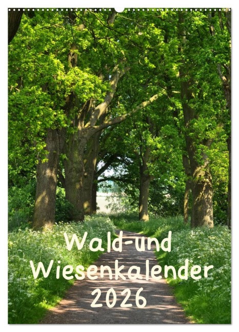 Wald- und Wiesenkalender 2026 Planer (Wandkalender 2026 DIN A2 hoch), CALVENDO Monatskalender - Marianne Drews
