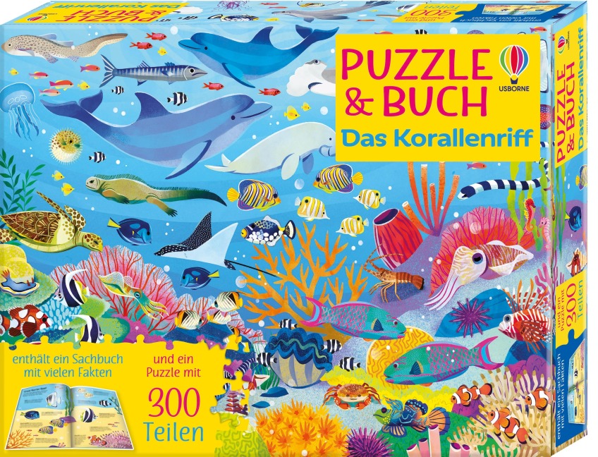 Puzzle & Buch: Das Korallenriff - 