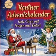 Cover-Bild zum Titel 'Rentner-Adventskalender: Quiz-Buch mit Fragen und Rätsel' von 'Schlauvento Interactive'