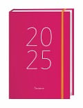 Tages-Kalenderbuch A6, pink 2025 - 