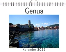 Cover-Bild zum Titel 'Genua - (Wandkalender 2025, Kalender DIN A4 quer, Monatskalender im Querformat mit Kalendarium, das perfekte Geschenk)' von 'Luisa Schubert'