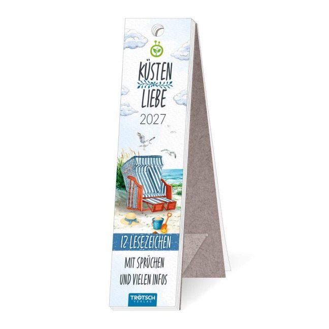 TRÖTSCH - Lesezeichenkalender Küstenliebe 2027 - 