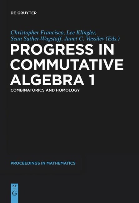 Progress in Commutative Algebra 1 - 