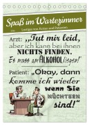 Spaß im Wartezimmer (Tischkalender 2026 DIN A5 hoch), CALVENDO Monatskalender - Sabine Löwer