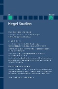 Cover-Bild zum Titel 'Hegel-Studien Band 51' von ''