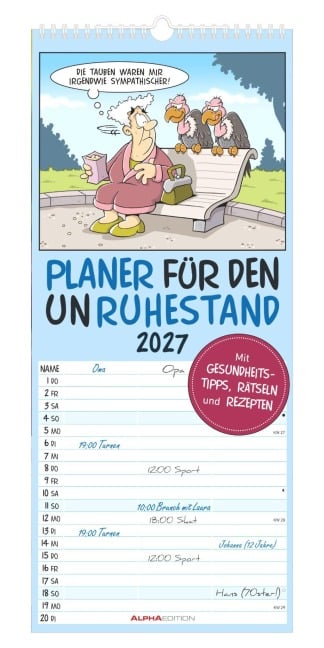 Planer für den Unruhestand 2027 - 