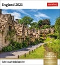 England Sehnsuchtskalender 2025 - Wochenkalender mit 53 Postkarten - 