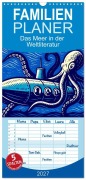 Cover-Bild zum Titel 'Familienplaner 2027 - Das Meer in der Weltliteratur mit 5 Spalten (Wandkalender, 21 x 45 cm) CALVENDO' von 'Steffani Lehmann'