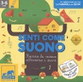 Cover-Bild zum Titel 'Senti come suono. Scoprire la musica attraverso i suoni' von 'Barbara Franco, Cristiano Cometto'