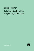 Cover-Bild zum Titel 'Scheinen des Begriffs. Hegels Logik der Kunst' von 'Brigitte Hilmer'
