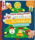 Das Adventskalender-Verbastelbuch für die Allerkleinsten. Schneiden und Kleben. Mit XXL-Poster - Ursula Schwab