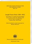 Cover-Bild zum Titel 'Joseph Francis Rock (1884-1962). Travel diaries of a botanist and ethnographer from Lanzhou to Koko Nor (Qinghai) 1925 and from Chone to Songpan 1927 (Eastern Tibet / West China)' von ''