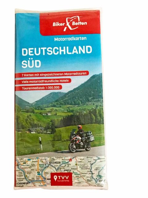 Motorradkarten Set Deutschland Süd - 