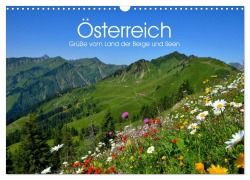Cover-Bild zum Titel 'Österreich. Grüße vom Land der Berge und Seen (Wandkalender 2026 DIN A3 quer), CALVENDO Monatskalender' von 'Elisabeth Stanzer'