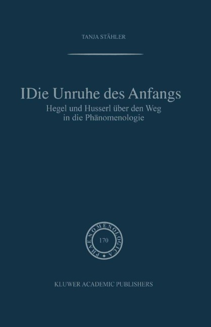 Die Unruhe Des Anfangs - Tanja Stähler