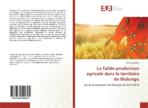 La faible production agricole dans le territoire de Walungu - Elimu Cabwene