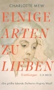 Cover-Bild zum Titel 'Einige Arten zu lieben' von 'Charlotte Mew'