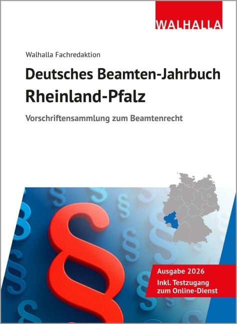 Deutsches Beamten-Jahrbuch Rheinland-Pfalz 2026 - Walhalla Fachredaktion