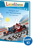 Cover-Bild zum Titel 'Leselöwen 2. Klasse - Vollgas auf der Rennstrecke' von 'Thilo'