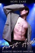 Cover-Bild zum Titel 'First Aid: An M/M K-Pop Novel (Fight for Dreams, #2)' von 'Hope Zane'