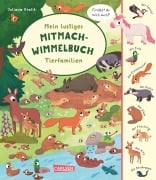 Cover-Bild zum Titel 'Mein lustiges Mitmach-Wimmelbuch: Tierfamilien' von ''