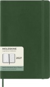 Cover-Bild zum Titel 'Moleskine 12 Monate Wochen Notizkalender 2027, Large/A5, 1 Wo = 1 Seite, rechts linierte Seite, Weicher Einband, Myrtengrün' von ''