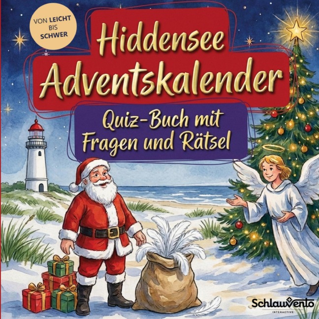 Hiddensee-Adventskalender: Quiz-Buch mit Fragen und Rätsel - Schlauvento Interactive