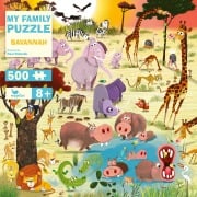 Cover-Bild zum Titel 'My Family Puzzle - Savannah' von ''