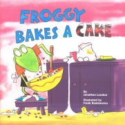 Cover-Bild zum Titel 'Froggy Bakes a Cake' von 'Jonathan London'