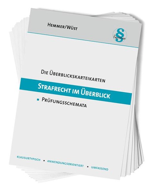 Die Überblickskarteikarten Strafrecht im Überblick - Karl-Edmund Hemmer, Achim Wüst