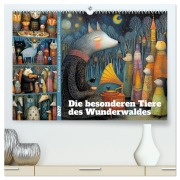 Cover-Bild zum Titel 'Die besonderen Tiere des Wunderwaldes (hochwertiger Premium Wandkalender 2027 DIN A2 quer), Kunstdruck in Hochglanz' von 'Anne Seltmann'