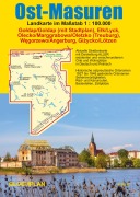 Cover-Bild zum Titel 'Landkarte Ost-Masuren' von 'Dirk Bloch'